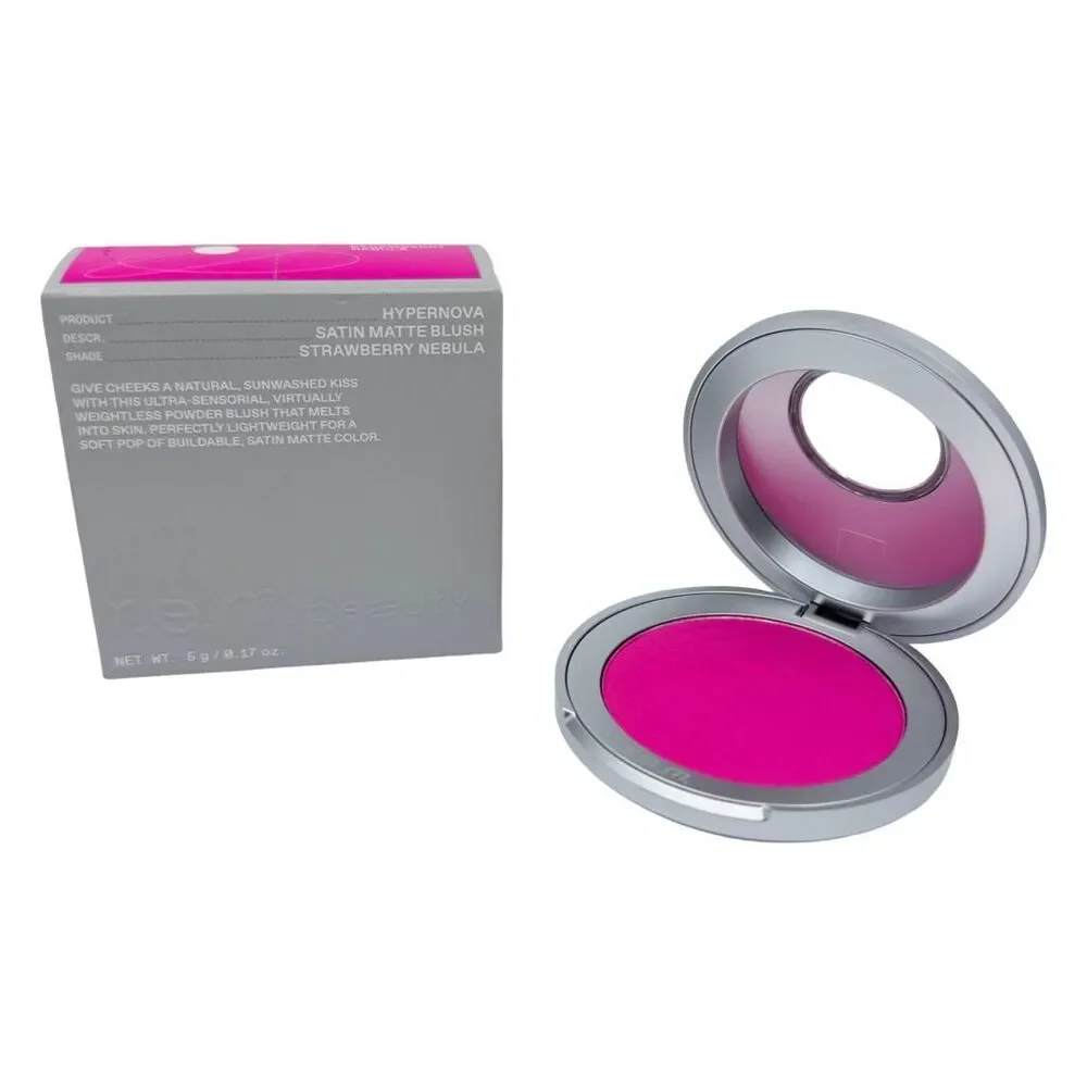 r.e.m. beauty Hypernova Satin Matte Blush - 0.17 oz / 5g - Strawberry Nebula